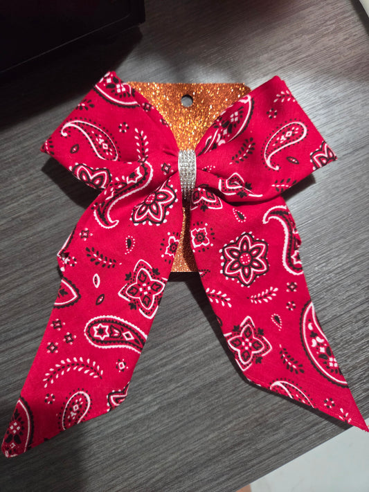 Red Bandana Bow
