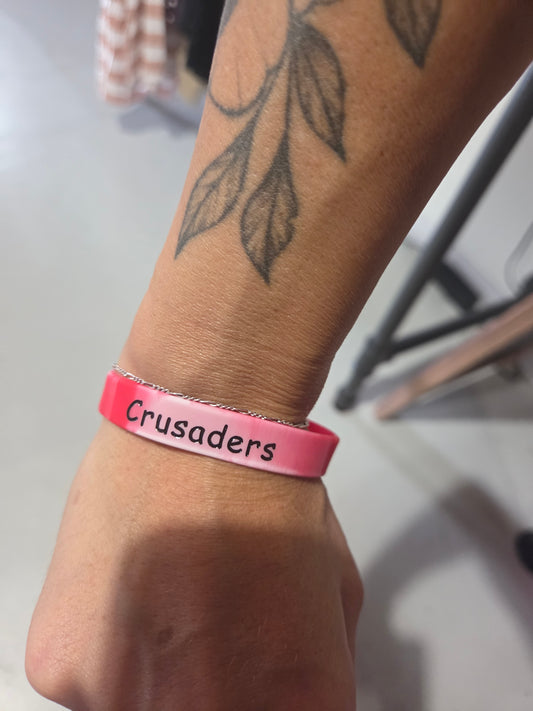 Crusaders Silicone Bracelet