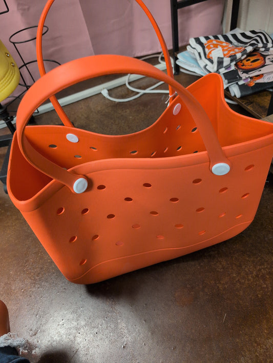 Rubber Tote Large - Orange