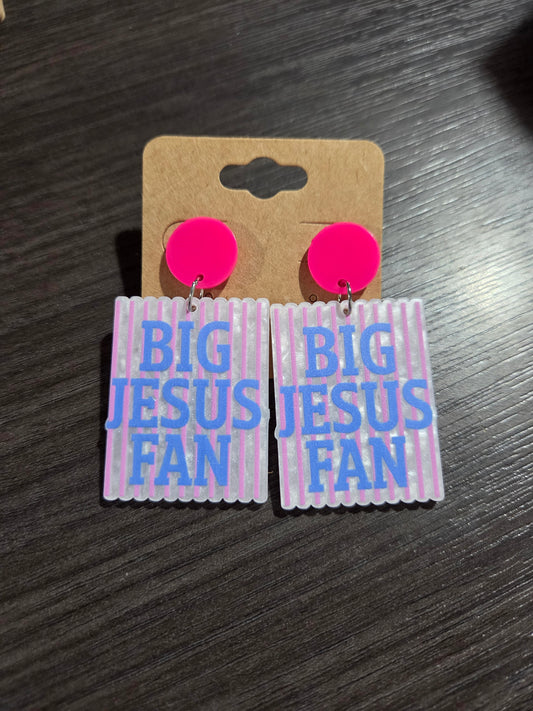Big Jesus Fan Dangle