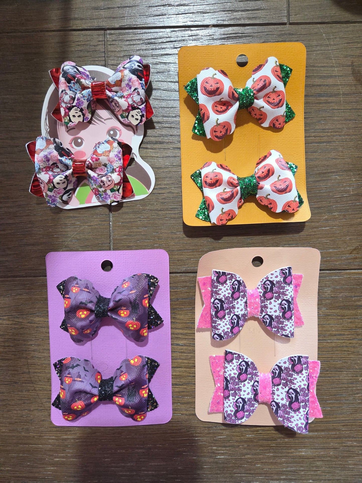 Glitter Piggie Bows