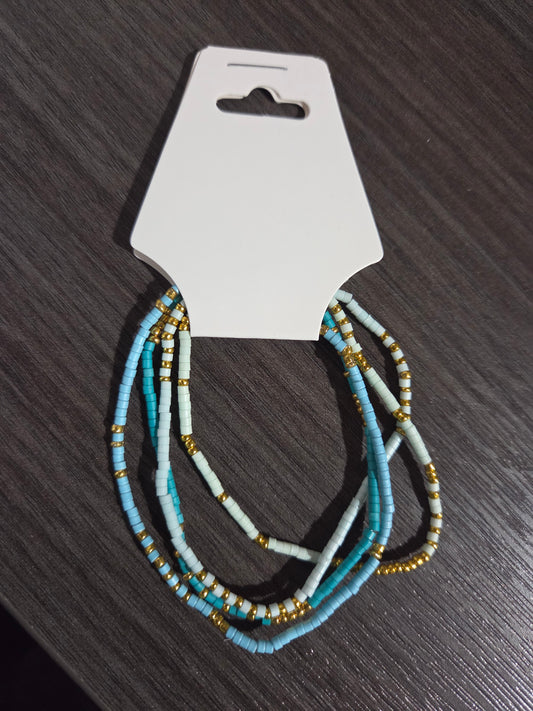 Blue/Gold Bracelet Set