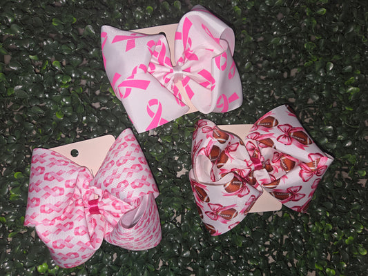 Cancer Ribbon Bow