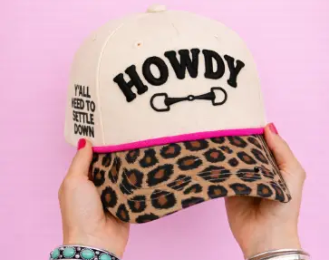 Howdy Leopard Hat