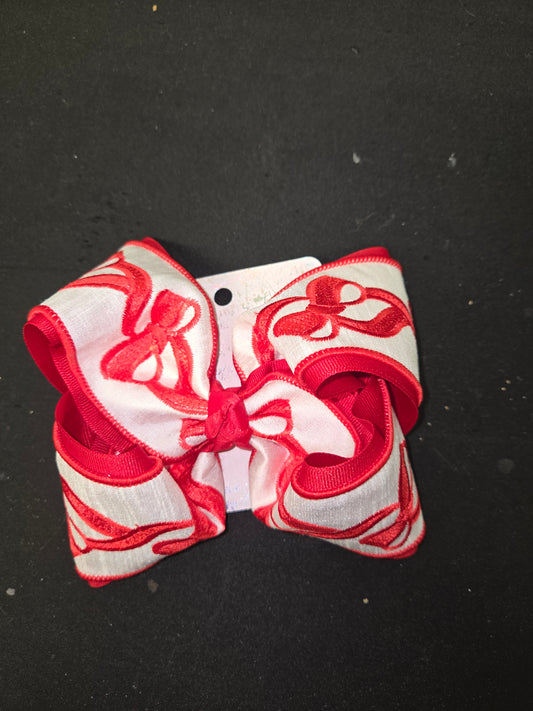 Red Holiday Bow