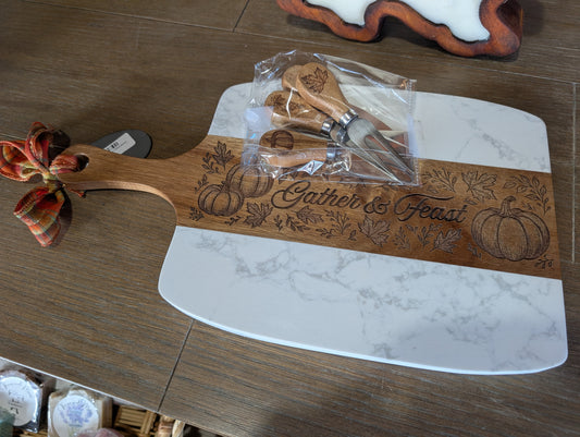 Double-Sided Charcuterie Board Set