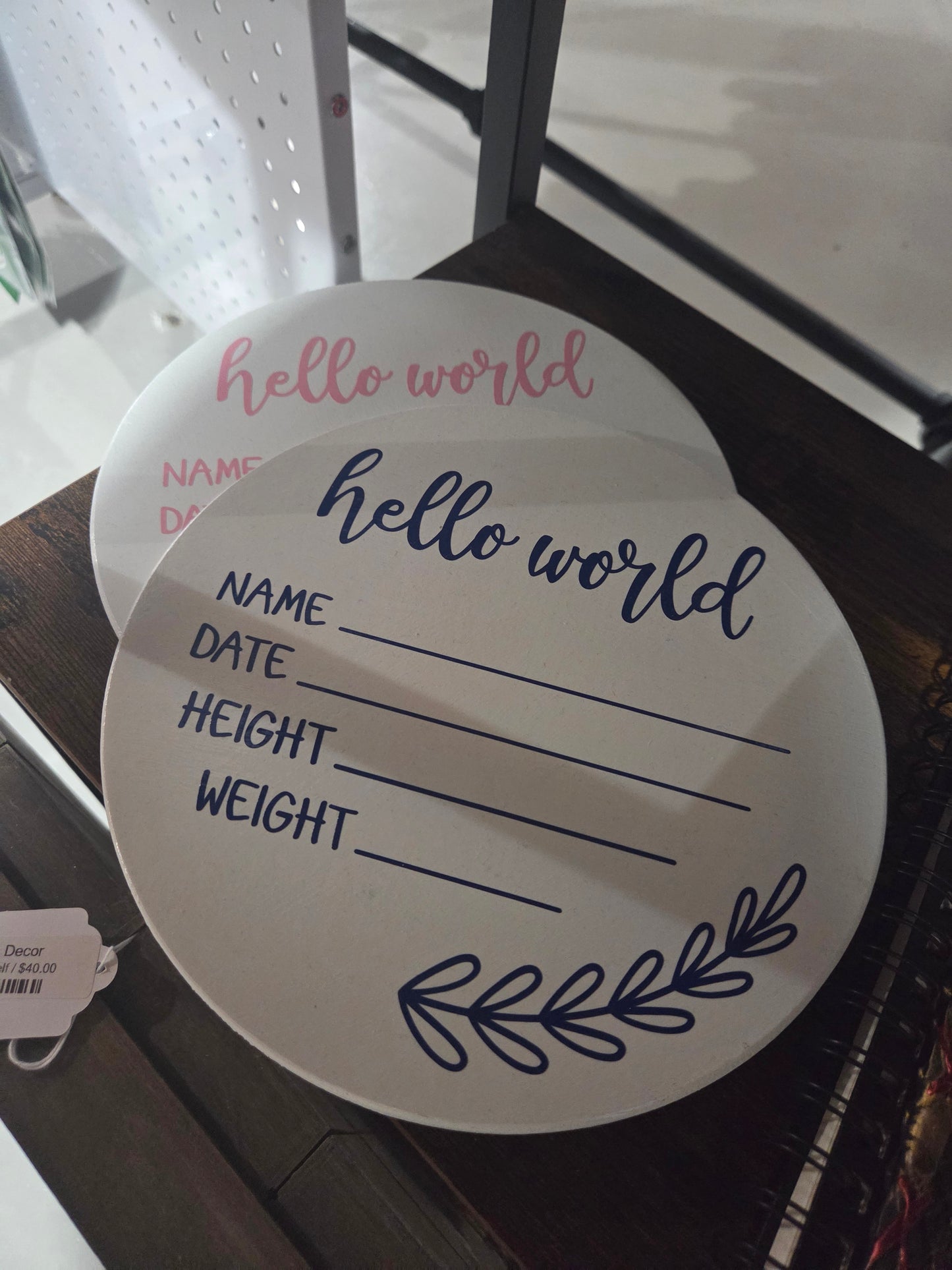 Hello World Sign
