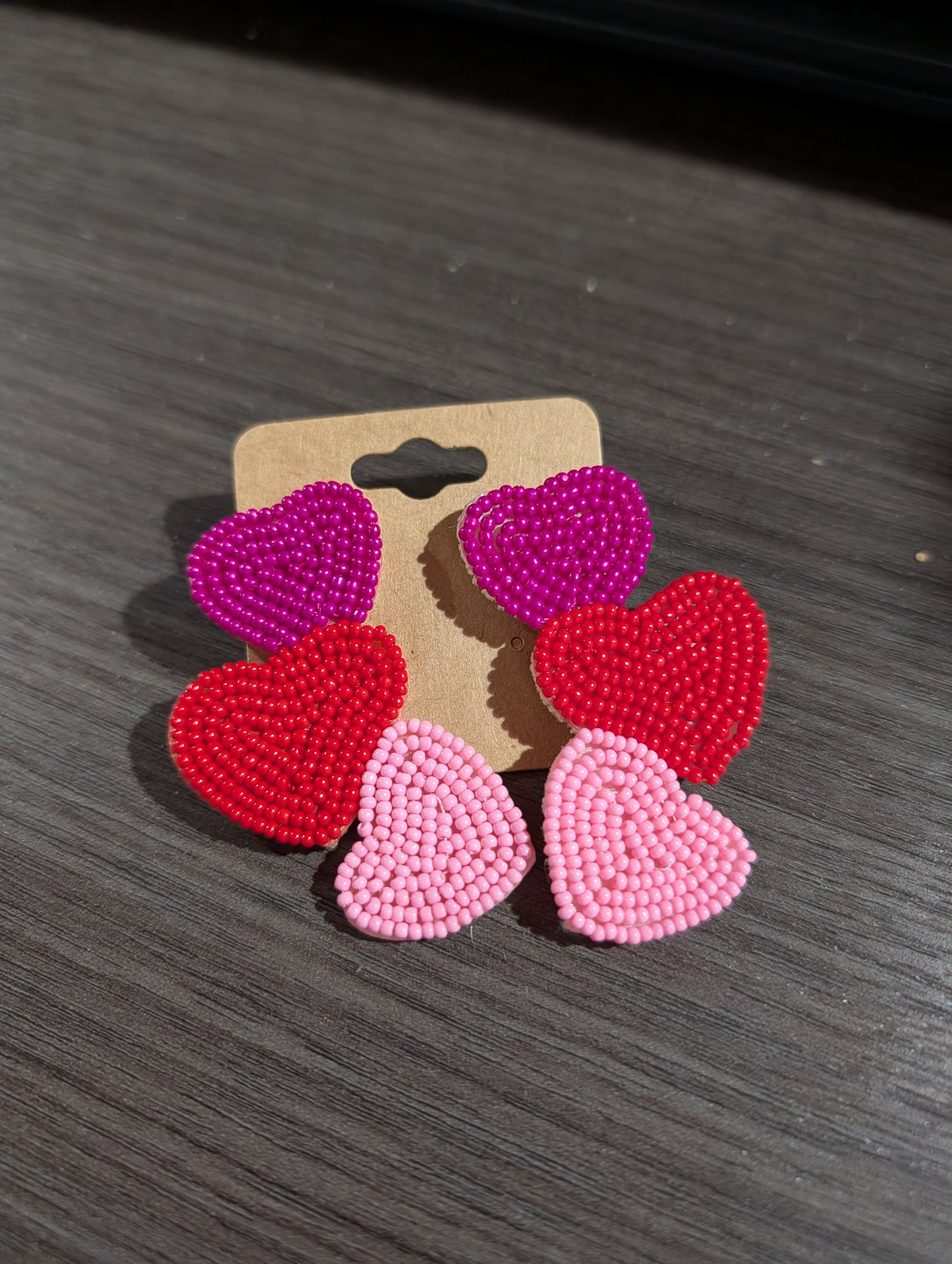 TriColor Heart Bead