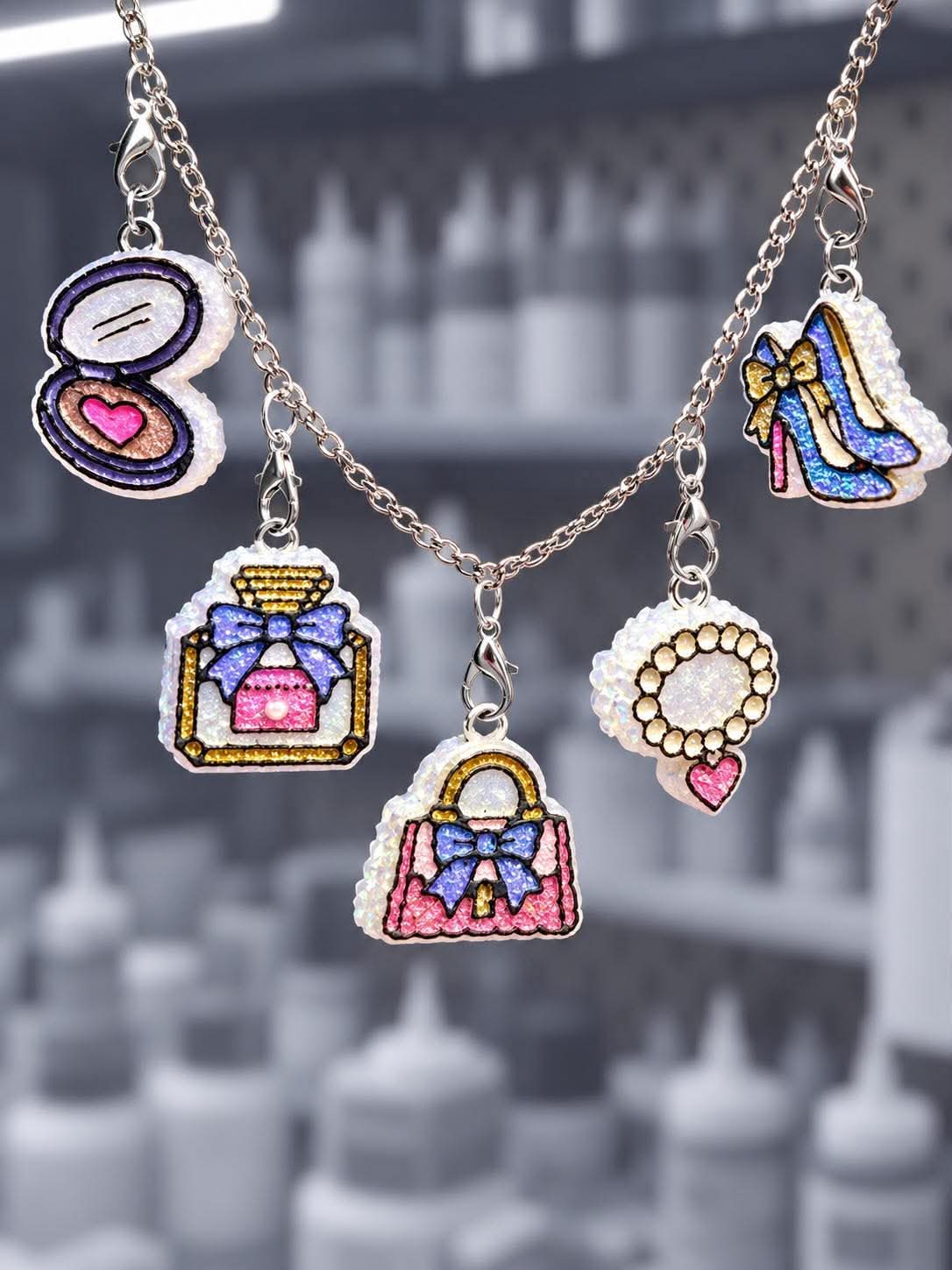 Purse Charms - Blue Agave & Melon