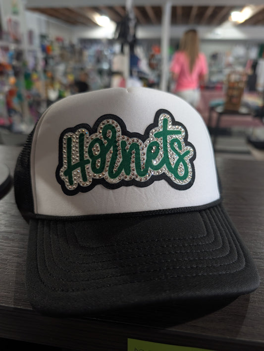 Rhinestone Flat Hat