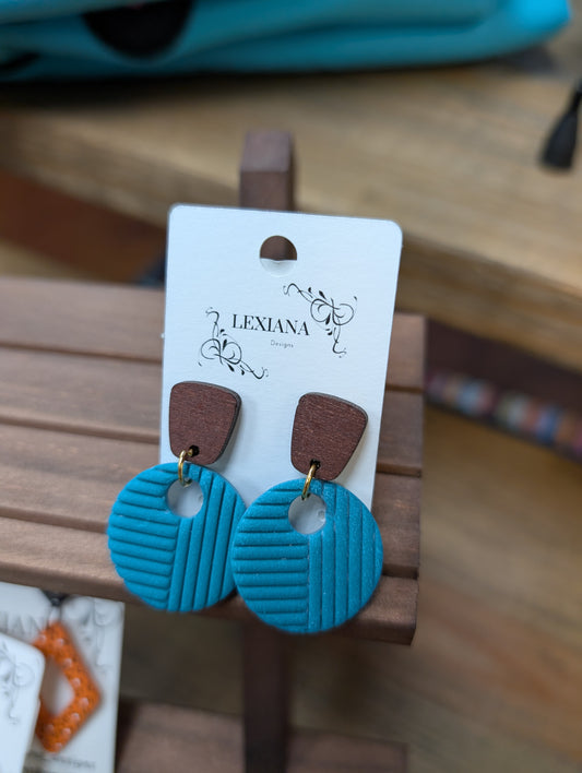 Blue Circle Wood