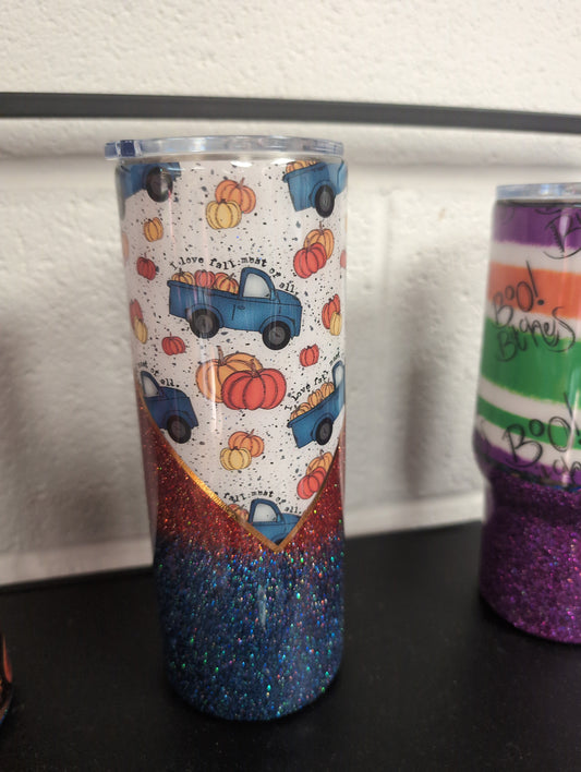 Blue Truck Orange & Blue 24oz. Tumbler