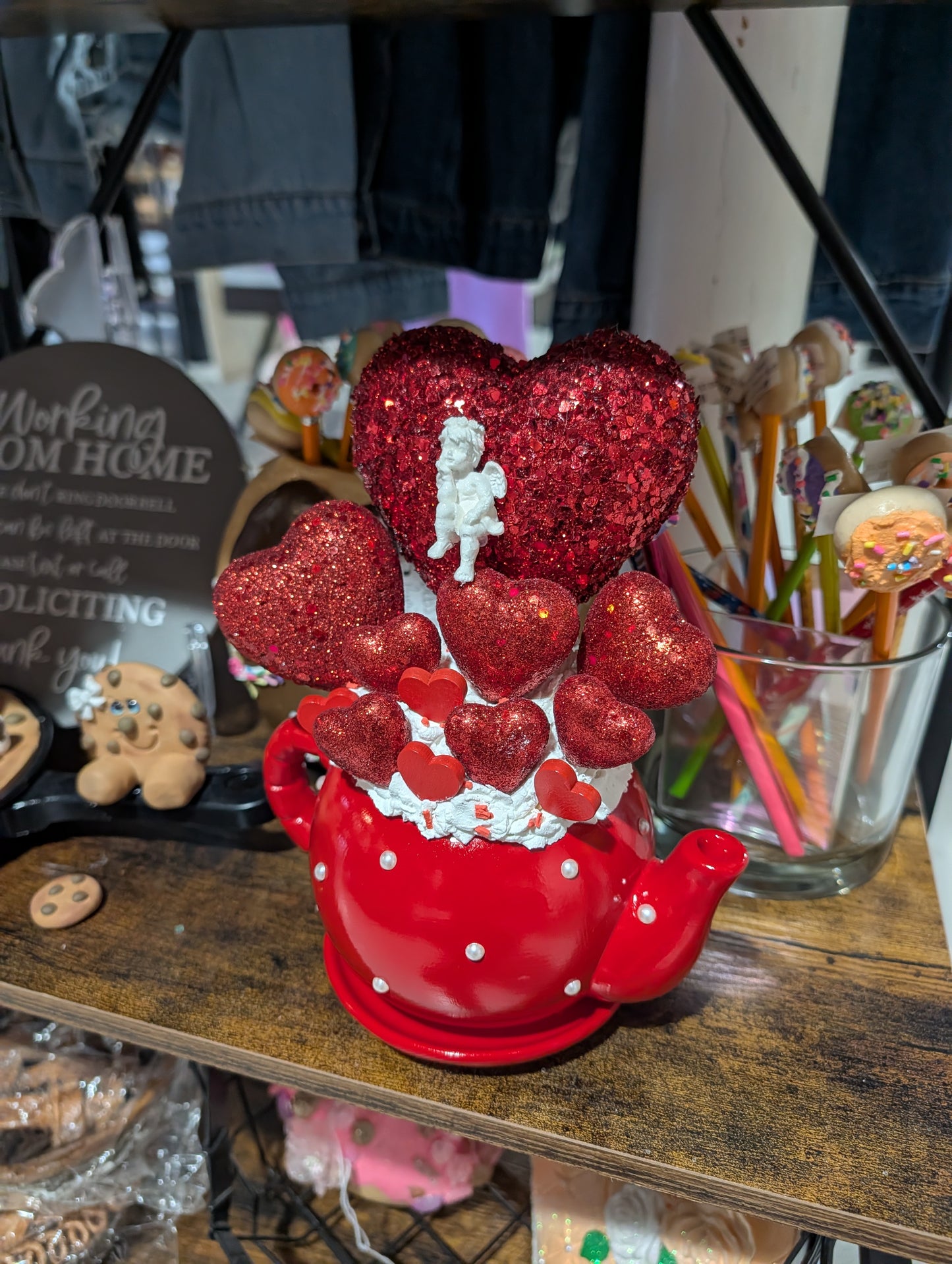 Red Tea Pot