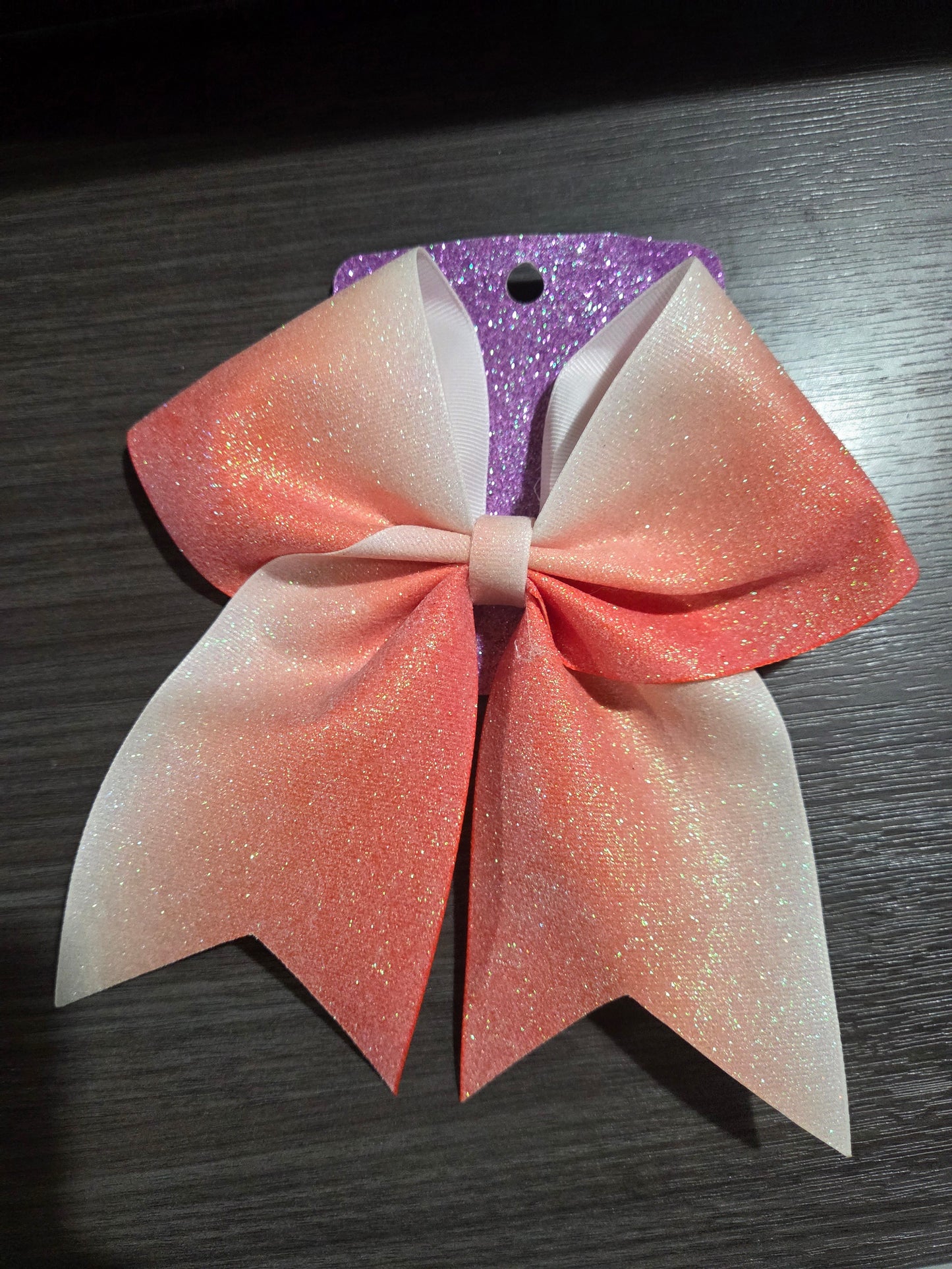 Orange Cheer Bow