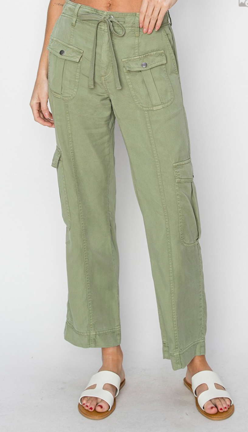 Risen HR Crop Relaxed Cargo