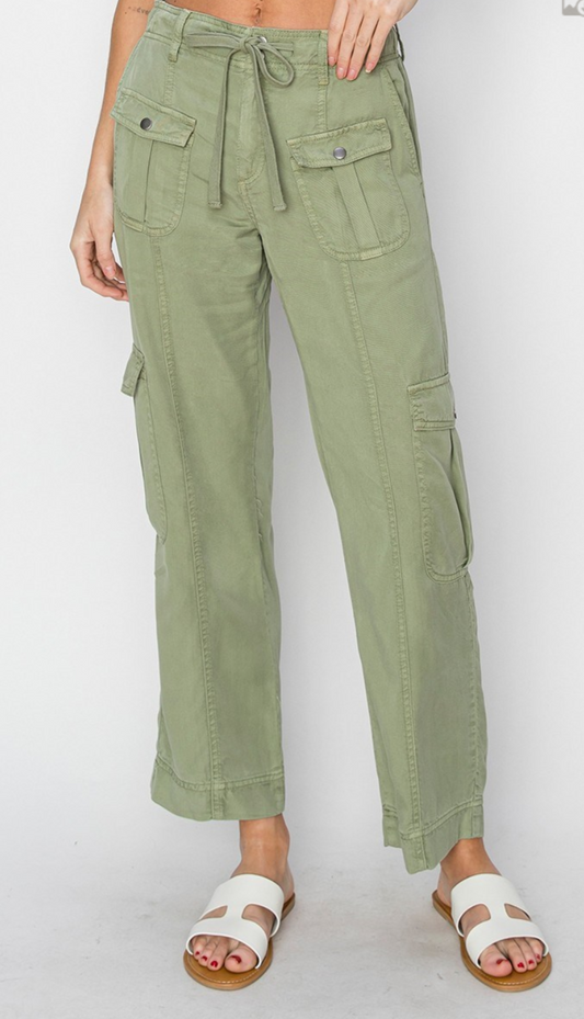 Risen HR Crop Relaxed Cargo