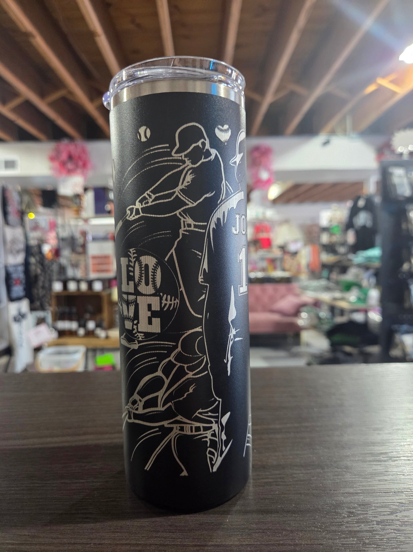 Baseball MOM Tumbler