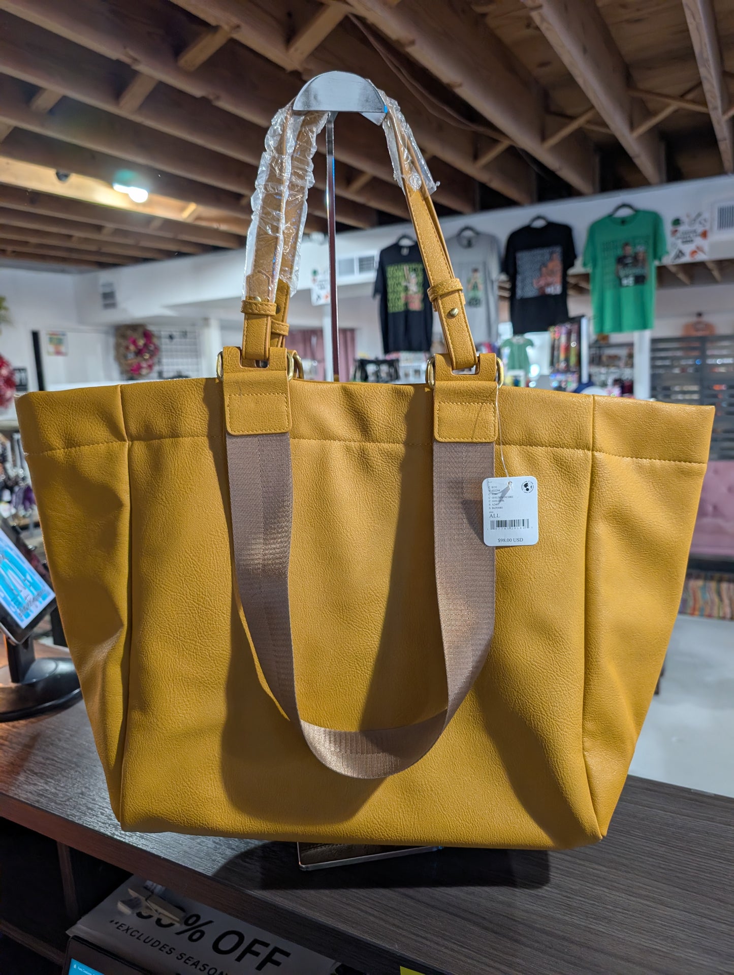 Free People Bag - Gold