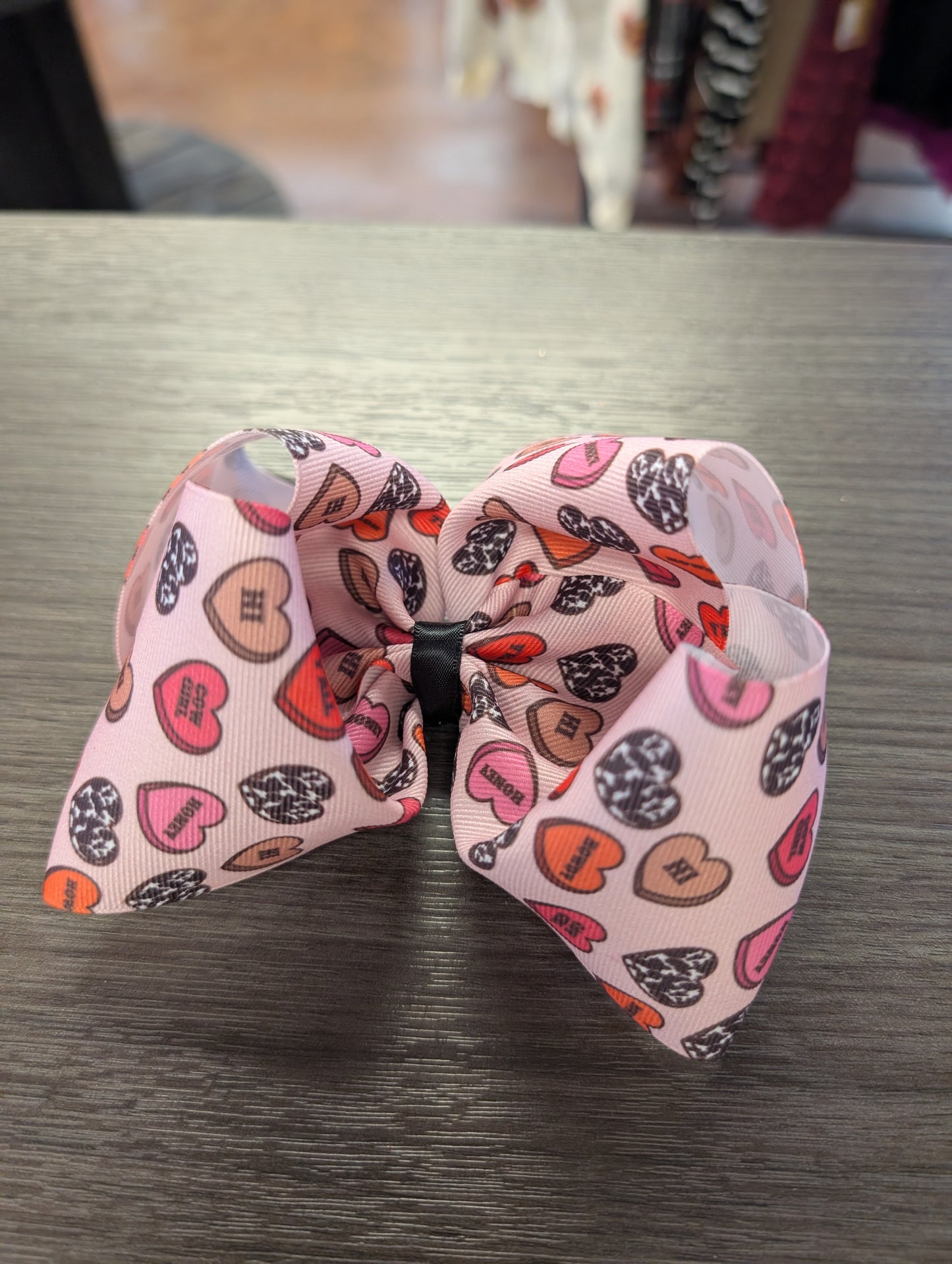 Candy Heart Bow - Muave