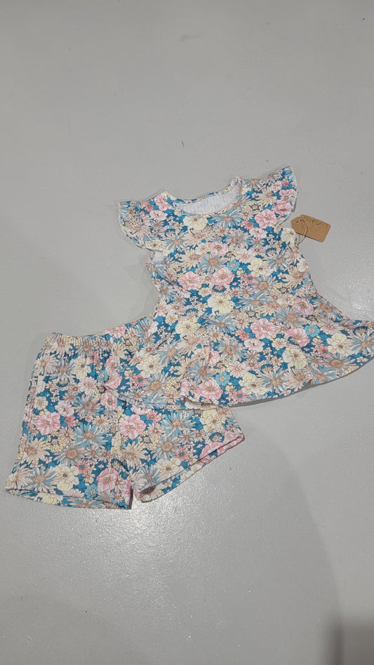 Girls Floral Set
