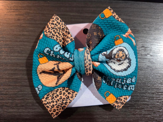Boujee Christmas Bow