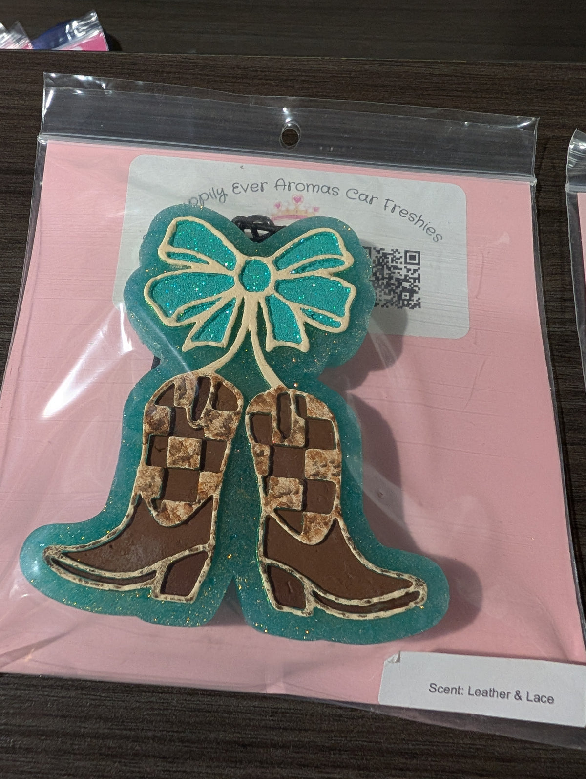 Boots Bow - Leather & Lace