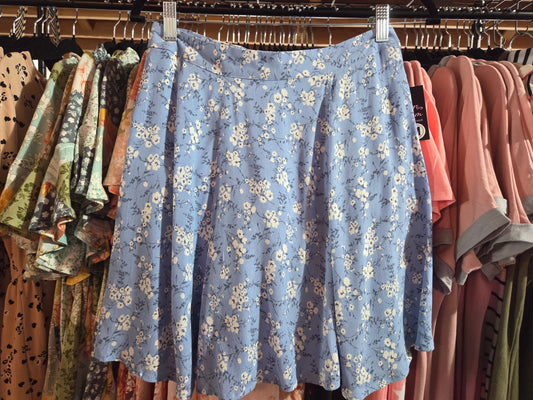Blue Flower Skirt