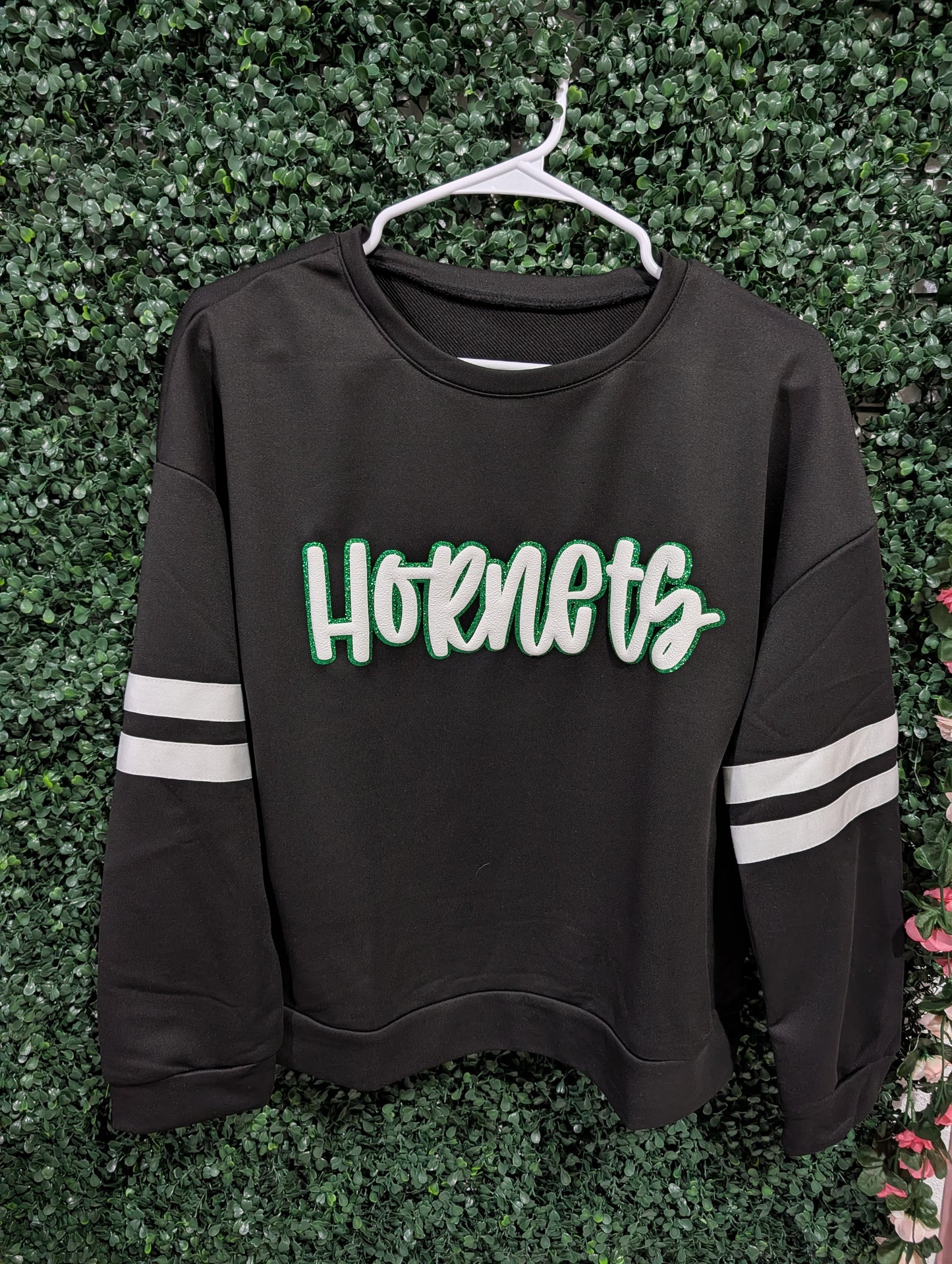 Hornets Stripe Sleeve Sweater