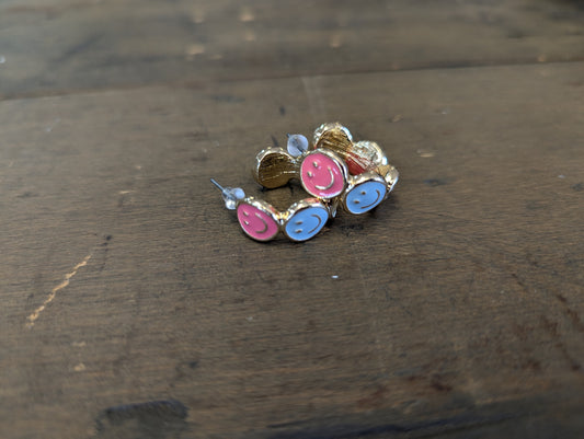 Colored Smile Hoops
