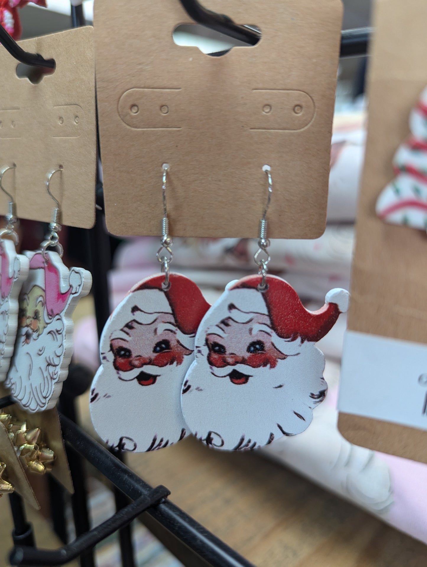 Santa Earrings