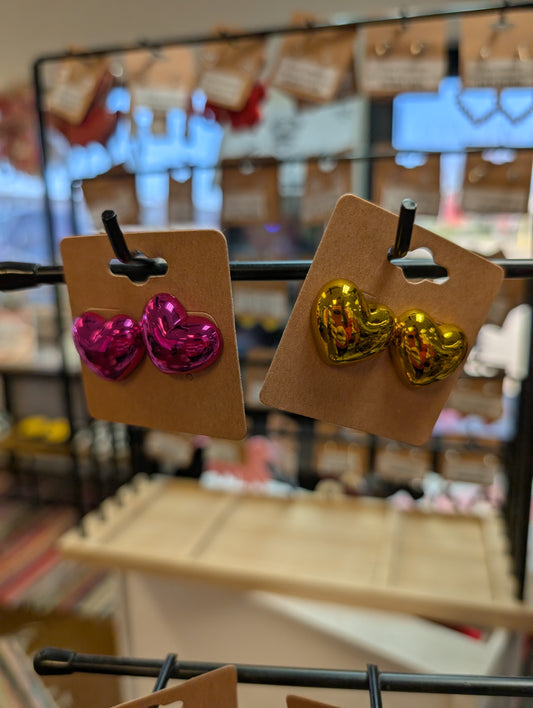 Bubble Heart Earring - Small