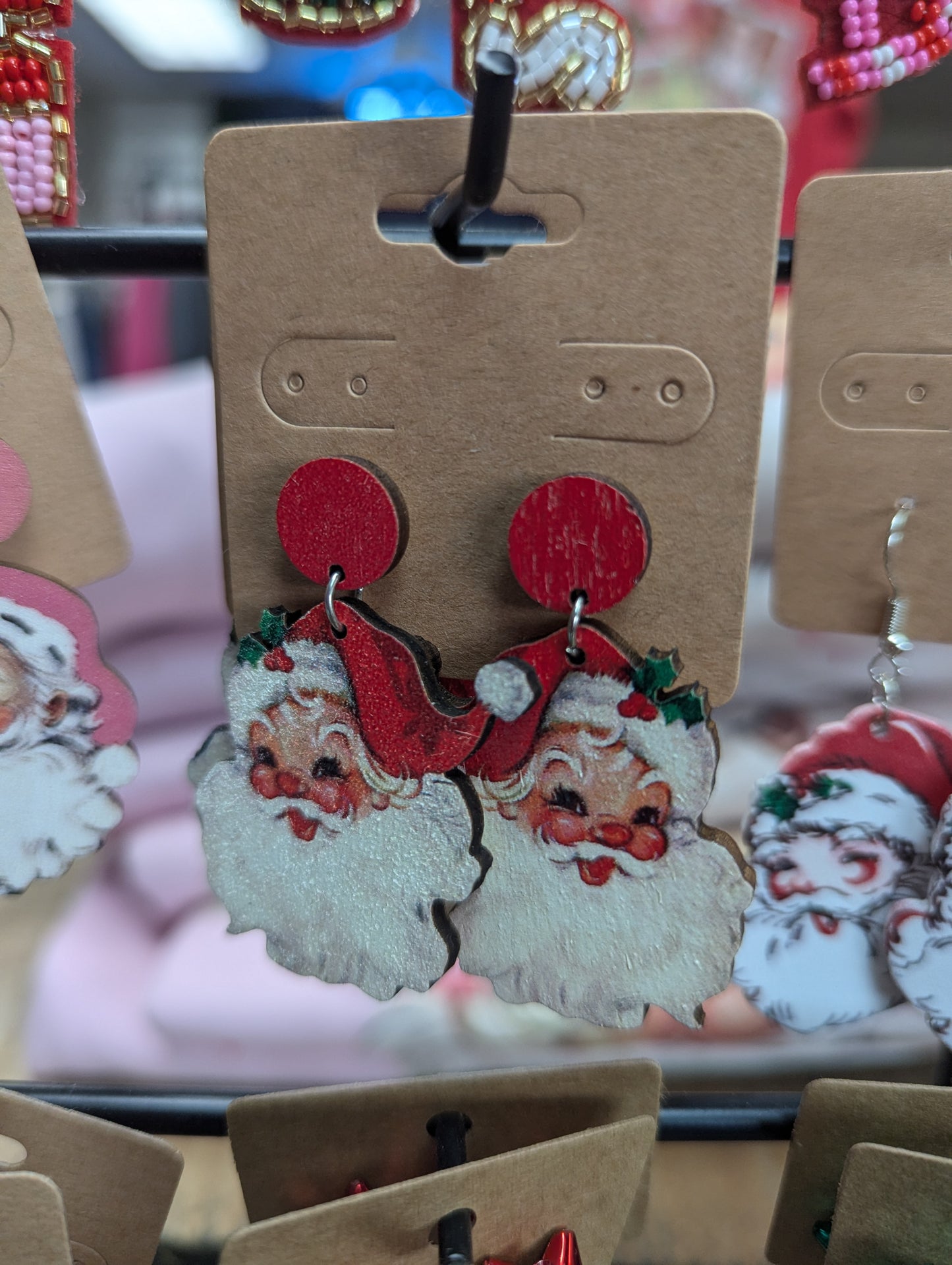 Santa Earrings