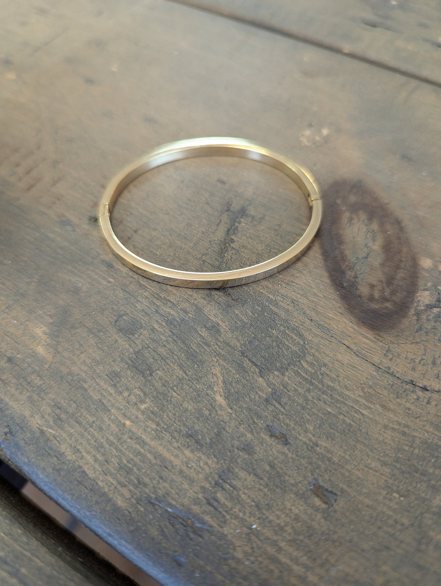 Gold Solid Bracelet
