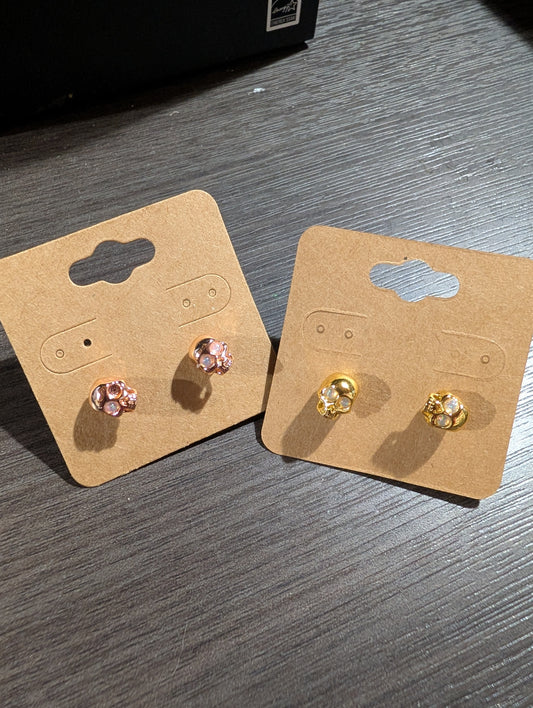 3D Skull Stud