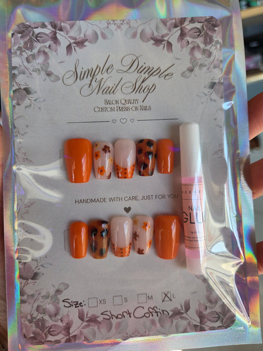 L Short Coffin Orange Fall