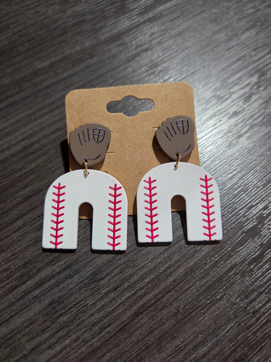 Baseball/Glove Rainbow Dangle