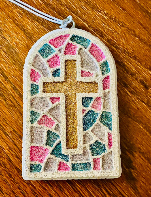 Stain Glass Cross - Gain