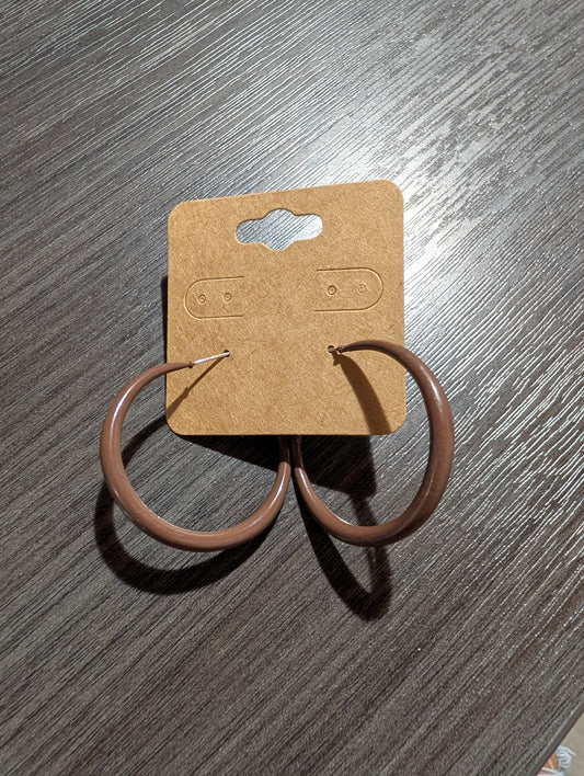 Brown Hoops
