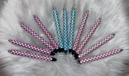Checkered Gel Pen