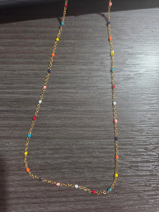Multicolor Bead Necklace