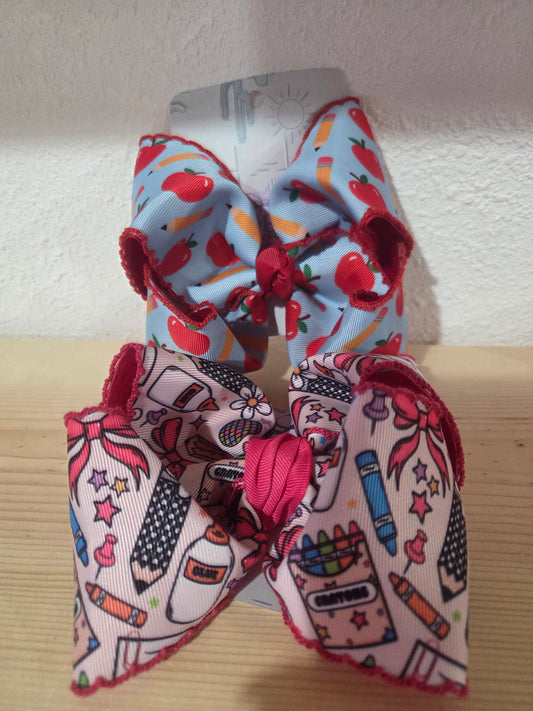 School Bow double layer