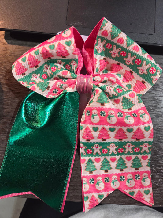 Pink/Green Christmas Long