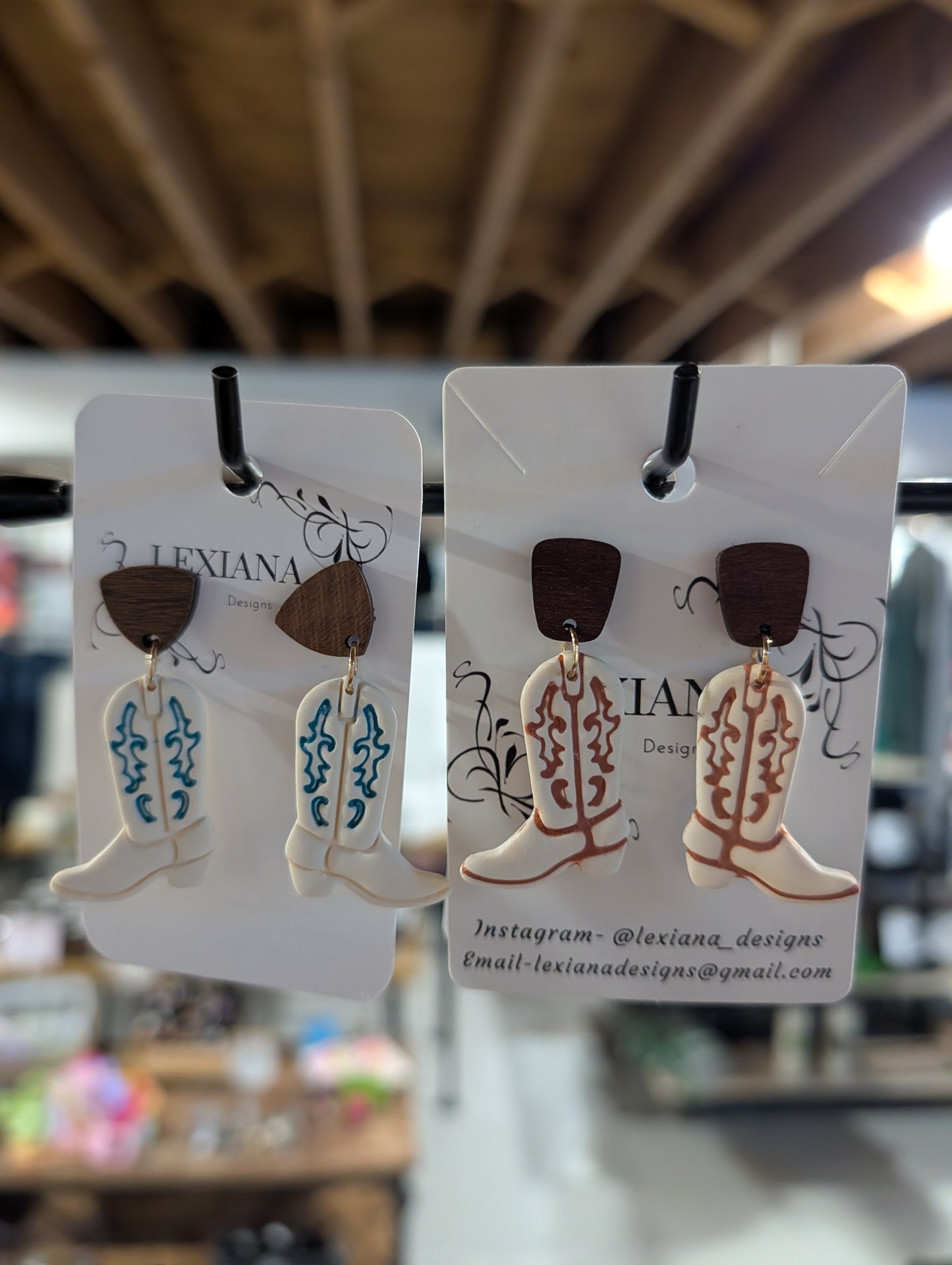 Boot Earrings