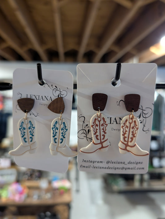 Boot Earrings