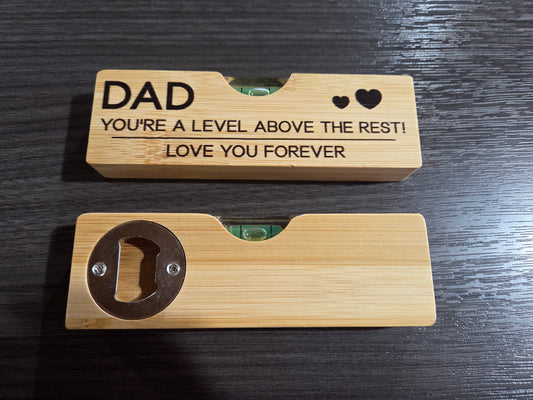 Dad Level/Bottle Opener