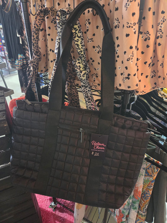 Black Puffy Purse