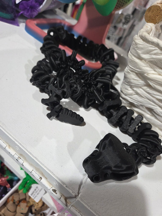 3D Skeleton Rattlesnake