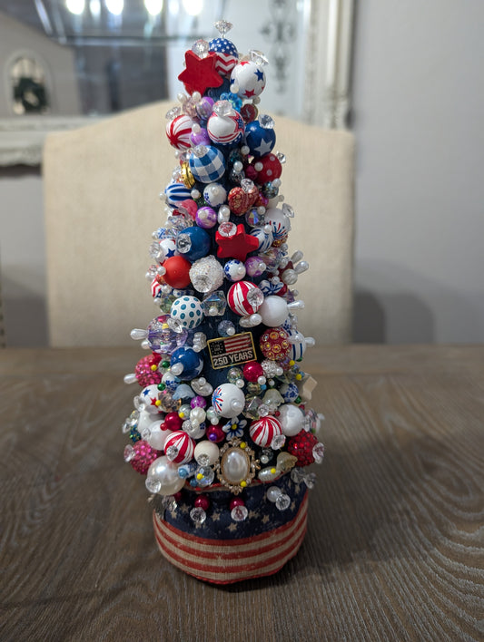 Patriotic Bead Tree