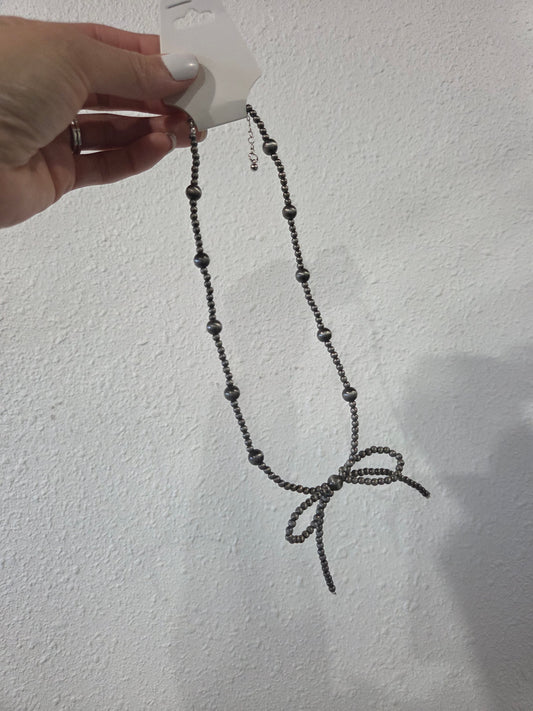 Faux Navajo Bow Necklace