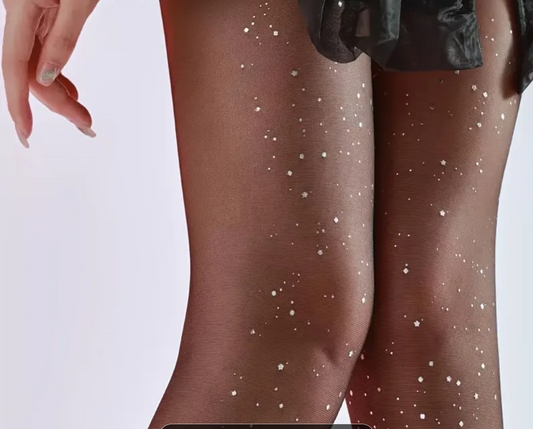 Sparkle Tights - Black